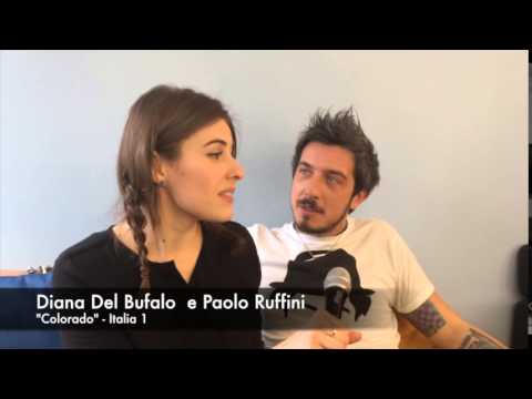 Paolo Ruffini and Diana Del Bufalo, truly out of their minds, on "Colorado." TVZoom.it