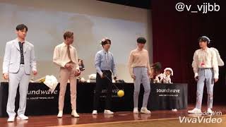 GOT7 dancing WOLO in fansign