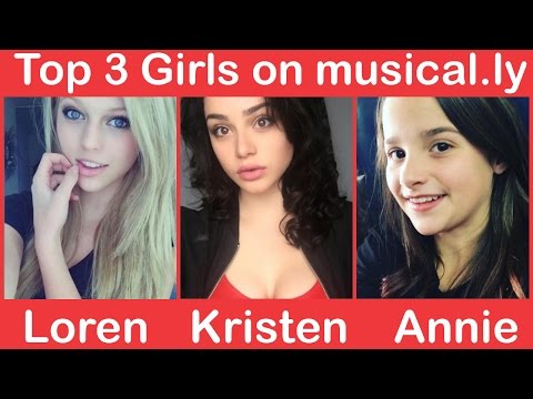 Top 3 Girls On Musical.ly leaderboard | Loren Beech, kristen Hancher, & Annie
