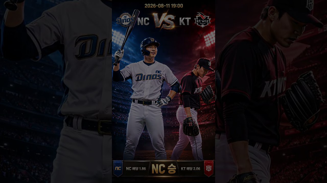 NC vs KT 승부 예측｜NC다이노스 우세 전망 #스포츠픽 #경기예측
