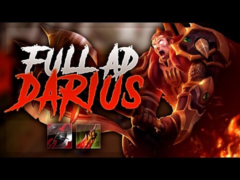 FULL AD DARIUS TOP LANE THE DUNKMASTER! - League of Legends Gameplay