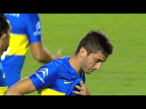 Gol de Bentancur. Boca 1 - Newell's 0. Fecha 4. Primera División 2016.