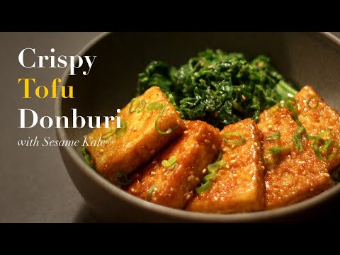 Looking for Vegetarian Dish that is Tasty? | Crispy Tofu Donburi | Japanese Recipes