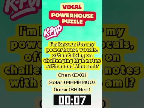 K-Pop Idol Challenge: Can You Guess the Member? No.50