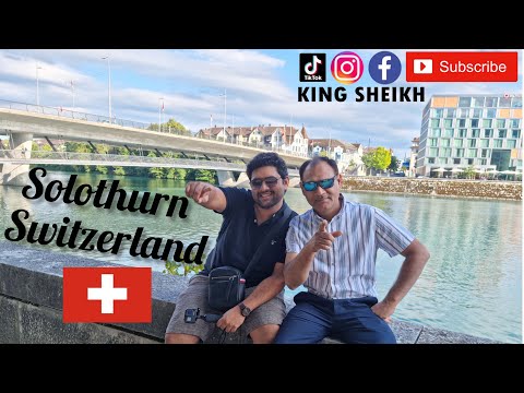 Traveling Through Solothurn Switzerland|A Day In Solothurn|Summer Walking Tour 4k