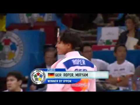JUDO 2011 World Championships: Lenariya Mingazova (KAZ) - Miryam Roper (GER)
