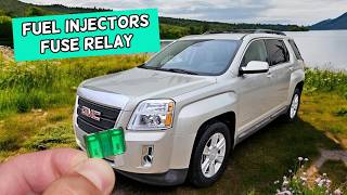 GMC TERRAIN Fuel Injectors Fuse Relay Location Replacement 2010 2011 2012 2013 2014 2015 2016 2017