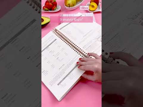 Vídeo do produto Caderno de Receitas Espiral Capa Dura Soho 90 Gramas 80 Folhas