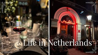 【Vlog】オランダの会社のクリスマスパーティーってこんな感じ🎄✨ | ユトレヒトの夜| 海外生活🇳🇱