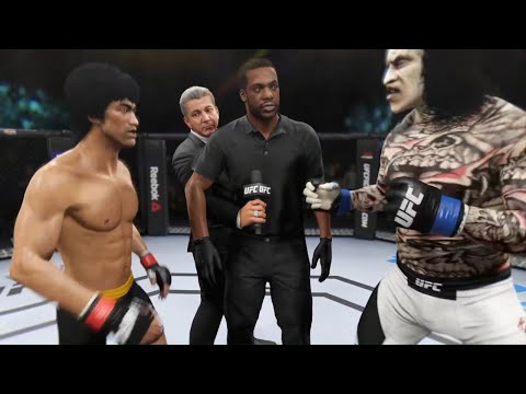 Bruce Lee vs. Death Krampus - EA Sports UFC 2 🔥🐲