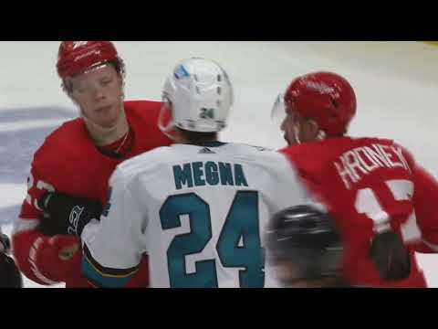 San Jose Sharks Vs Detroit Red Wings Scrum