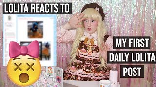 Lolita reacts to MY FIRST DAILY LOLITA POST