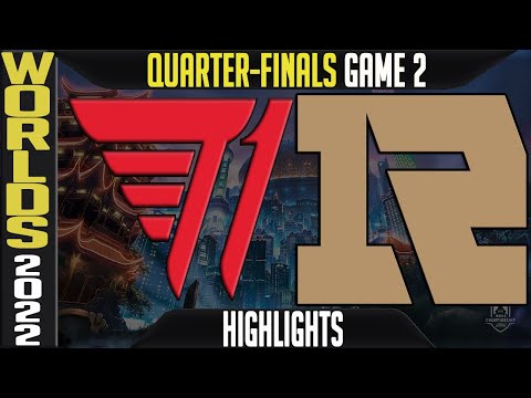 T1 vs RNG Highlights Game 2 | Worlds 2022 Quarterfinals | T1 vs Royal Never Give Up G2
