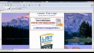 How To Build A Thank You Page with KompoZer For Free