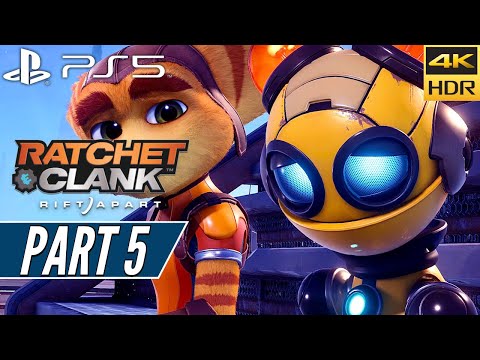 RATCHET AND CLANK RIFT APART (PS5) Walkthrough Gameplay PART 5 [4K 60FPS HDR + Ray tracing]