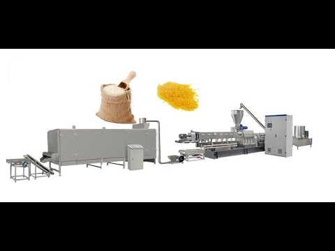 Fortified rice extrusion plant high capacity ( 600-800 per h...