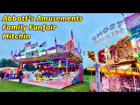 Abbott’s Amusements Family Funfair Hitchin Vlog 25th September 2021