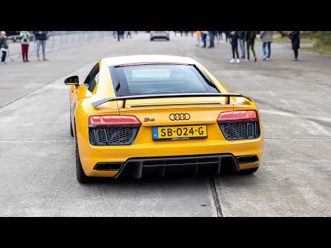 Audi R8 V10 Plus with QuickSilver Exhaust - LOUD Accelerations & Drifts !