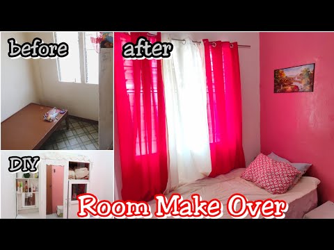 ROOM MAKEOVER | SMALL BEDROOM TRANSFORMATION | DIY | Kim Bi | Philippines