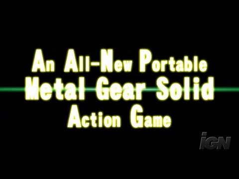 Metal Gear Solid: Portable Ops Sony PSP Trailer - Konami