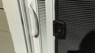 HOW TO OPEN A SLIDING SCREEN DOOR FROM THE OUTSIDE