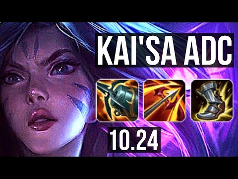 KAI'SA & Pyke vs BRAND & Thresh (ADC) | 16/3/7, Legendary, 400+ games | NA Grandmaster | v10.24