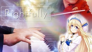 【ゴブリンスレイヤー OP】「Rightfully」を弾いてみた CINEMATIC Piano & Violin Cover