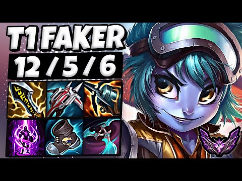 T1 Faker Tristana vs Kennen [ TOP ] Patch 14.12 Korea Master ✅