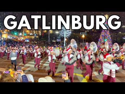 Gatlinburg Fantasy of Lights Christmas Parade 2025 | Full Parade in 4K!