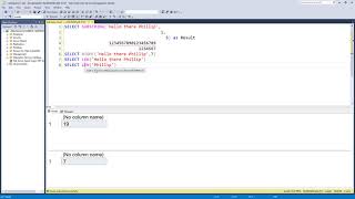 Extracting parts of strings: LEFT, RIGHT, SUBSTRING, LEN and DATALENGTH