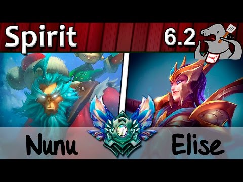 Spirit - Nunu vs Elise - Jungle - Diamond S6 | 3