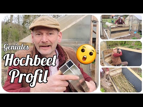 Hochbeet selber bauen 🌱 in 3 Schritten erklärt Mit diesem Profil geht es ganz einfach :-)