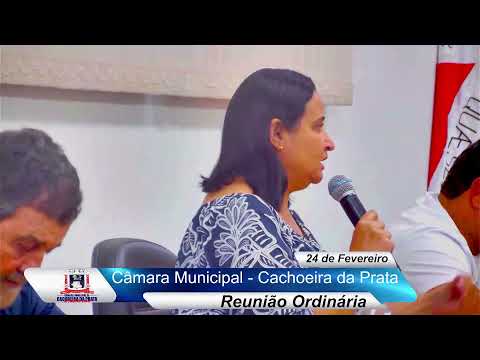 Transmissão ao vivo! Câmara Municipal Cachoeira da Prata