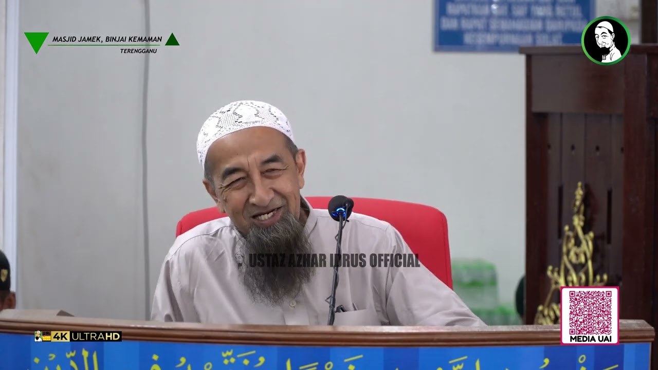 🟡 Koleksi Kuliah Ustaz Azhar Idrus | Masjid Jamek Binjai, Kemaman, Terengganu | 4K
