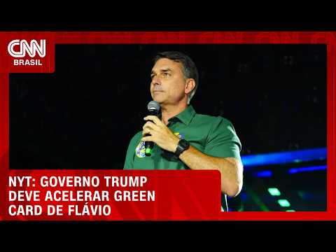 Governo Trump deve acelerar processo de green card de Flávio, diz NYT | HORA H