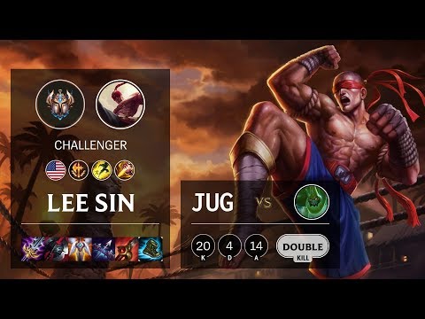 Lee Sin Jungle vs Zac - NA Challenger Patch 10.5