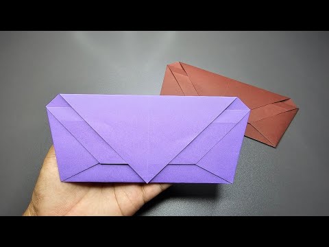 Homemade gifts made easy origami envelope | super easy origami envelope tutorial