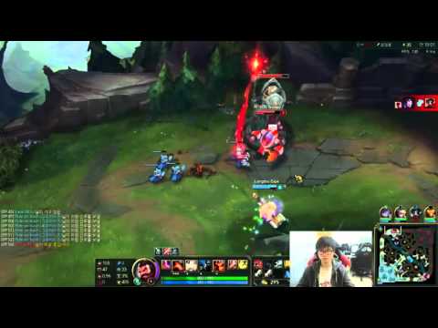 SKT T1 Faker Stream Plays | Graves vs Lee Sin | JUNGLE S6 Patch 6.1 Full Gameplays