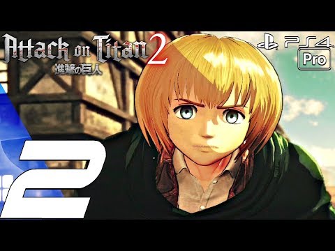 Attack on Titan 2 - Gameplay Walkthrough Part 2 - Colossal Titan Attack (PS4 PRO)