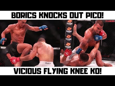 Adam Borics Knocks Out Aaron Pico Full Fight Reaction and Breakdown - Bellator 222