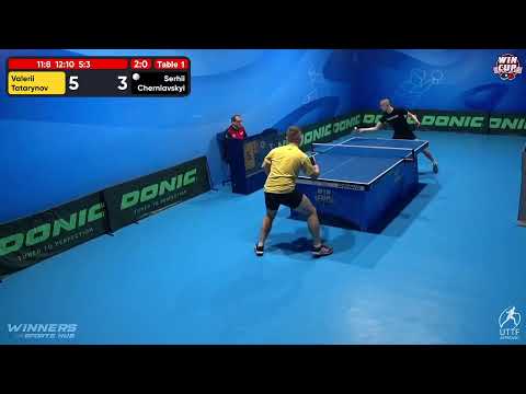 15:30 Valerii Tatarynov 3-0 Serhii Cherniavskyi West 3 WIN CUP 24.11.2022 | TABLE TENNIS WINCUP