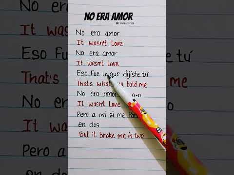 NO ERA AMOR Super Slowed  lyrics - DJ Asul (lyrics + English Translation) #noeraamor #lyrics #song