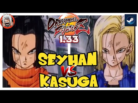 DBFZ Seyhan vs Kasuga (GogetaSS4, Kefla, A17) Vs (Kefla, A21LC, A18)