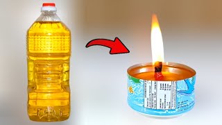 Download lagu CARA MEMBUAT LAMPU DARI MINYAK GORENG | TUTORIAL DIY mp3