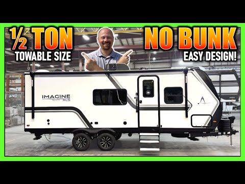 Only 26ft Long ½ Ton RV w/Travel Access for Couples! 2026 Grand Design Imagine 22MLE Travel Trailer