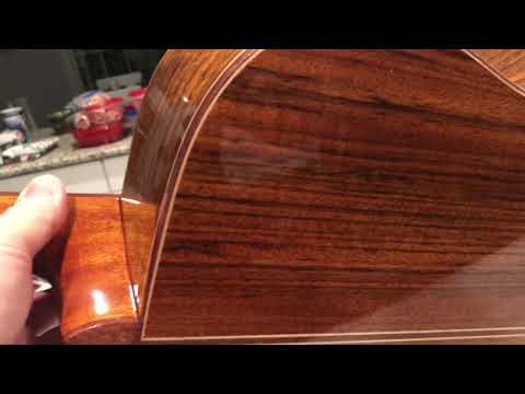 Guitar Fetish rich tone wood series RTS-750SCE exotic wood guitar. Unboxing and review