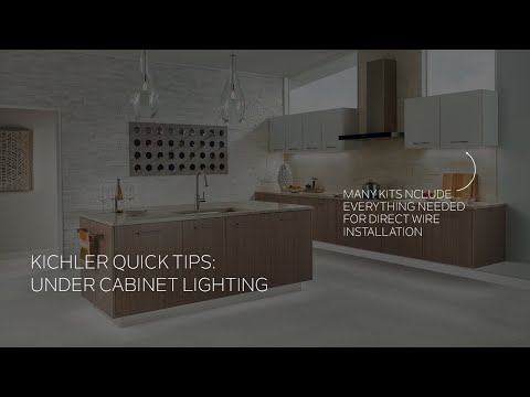 Kichler Under Cabinet Light Installation Quick Tip