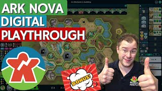 Ark Nova - Digital Board Game Playthrough - BONUS "Letterbox" Video!