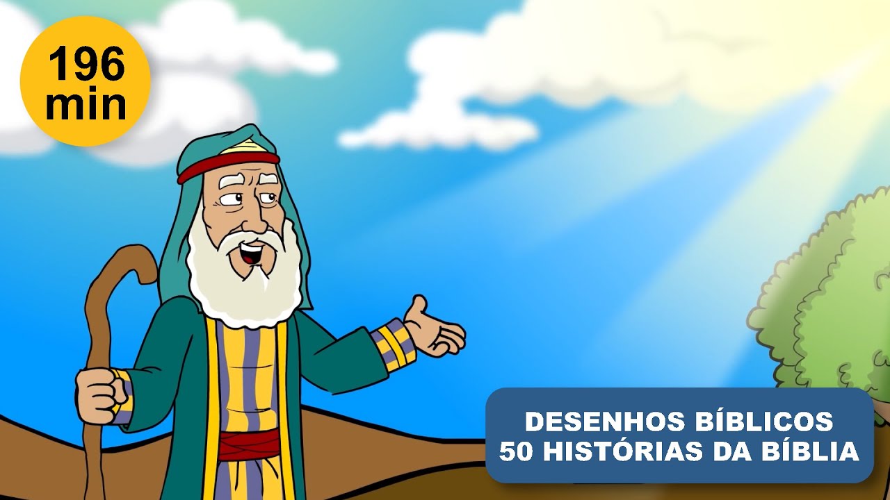 MARATONA DE DESENHOS BÍBLICOS: 50 HISTÓRIAS DA BÍBLIA (3 HORAS DE DESENHOS ANIMADOS)