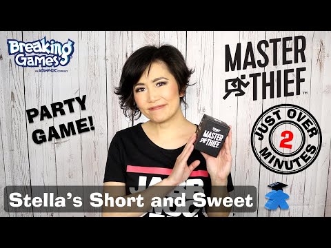 Master Thief Card / Board Game - Stella's Short and Sweet